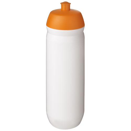 Bouteille de sport promotionnelle 750 ml HydroFlex™ Orange et Blanc